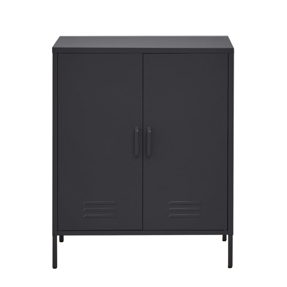 Artiss Buffet Sideboard Metal Cabinet - SWEETHEART Charcoal