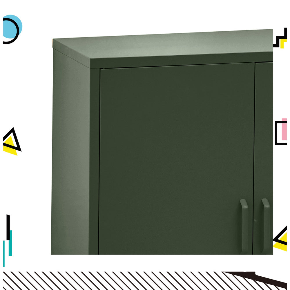 Artiss Buffet Sideboard Metal Cabinet - SWEETHEART Green