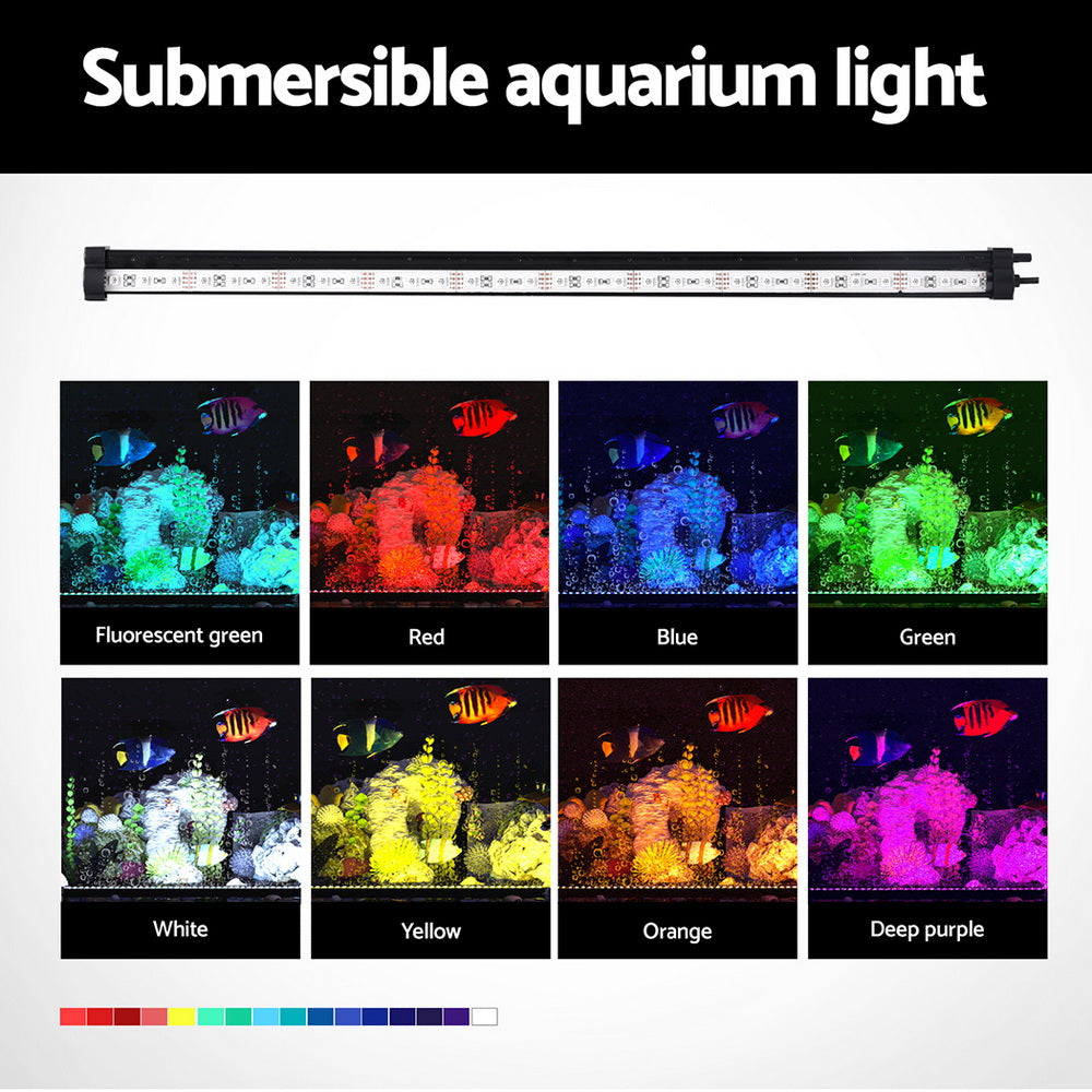 i.Pet Aquarium Light Submersible 52CM Air Bubble LED Light