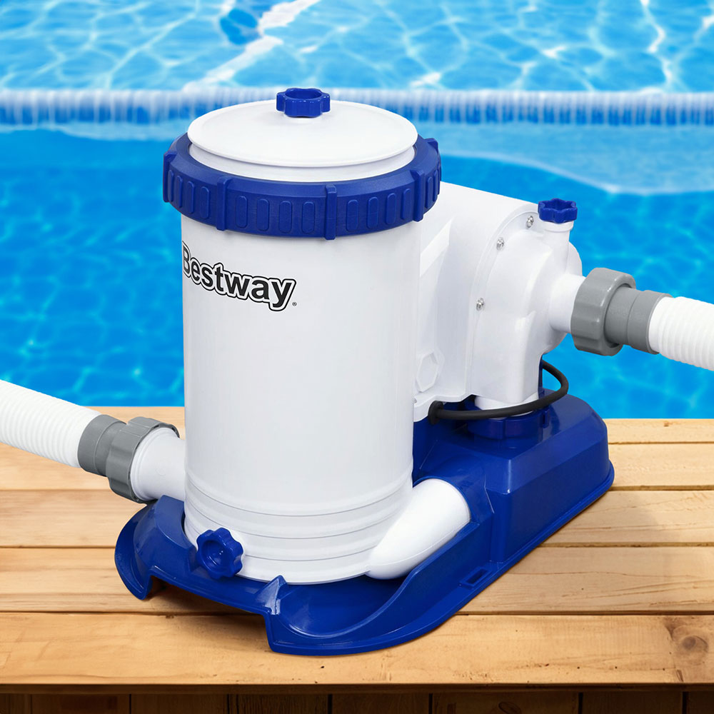 Bestway Pool Pump Cartridge Filter 2500GPH 9463L/H Flowclear? Filters Cleaner