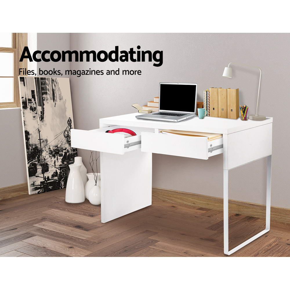 Artiss Computer Desk Drawer White