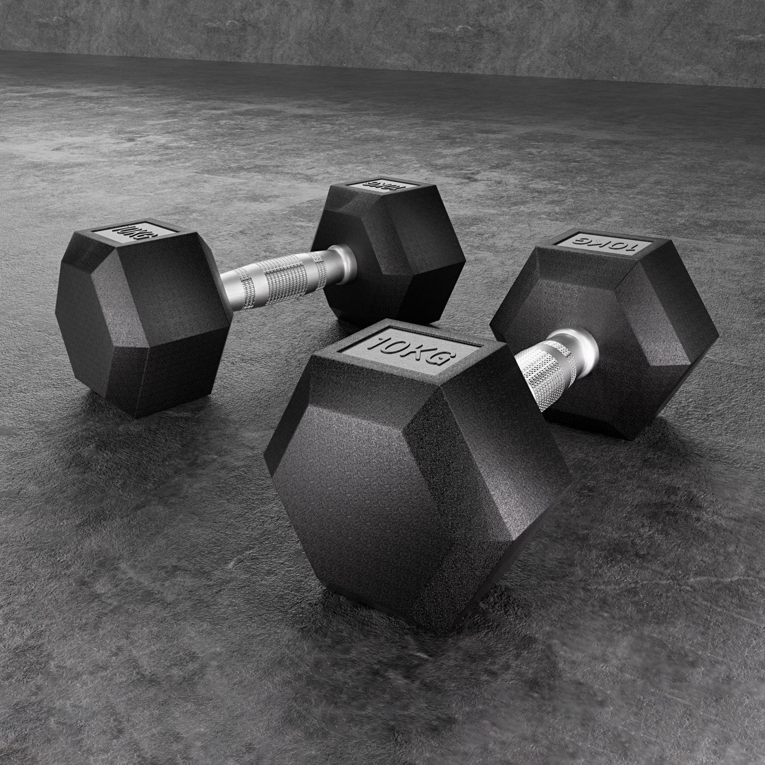 Everfit 20kg Hex Dumbbells Set Dumbbells Weights Lifting Bench Gym Workout 2x10kg