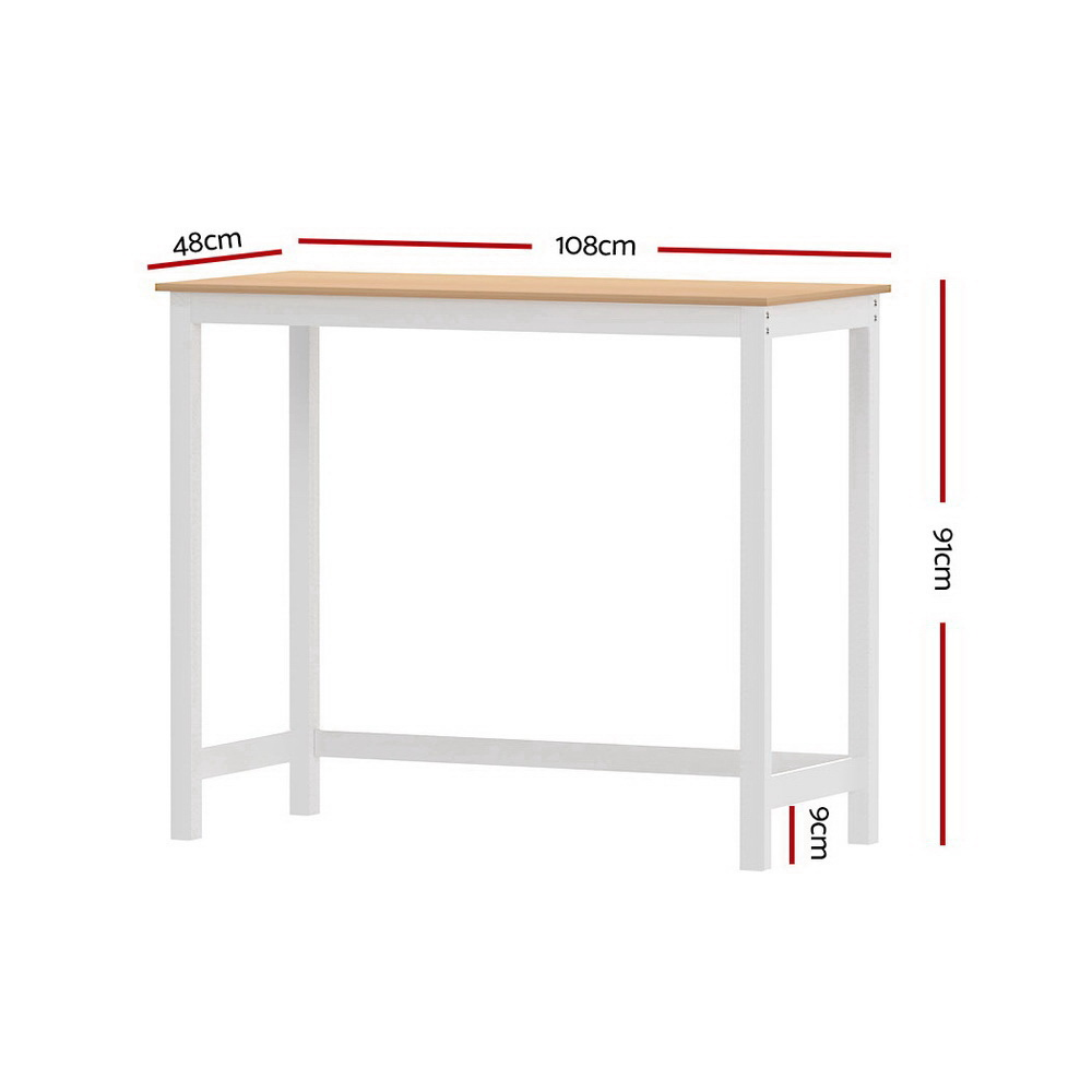 Artiss Ari Bar Table 108CM Rectangular