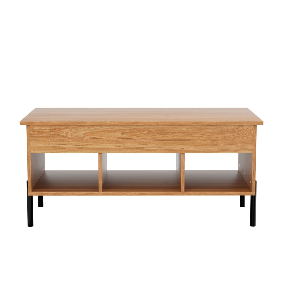 Artiss Coffee Table Lift-top Oak