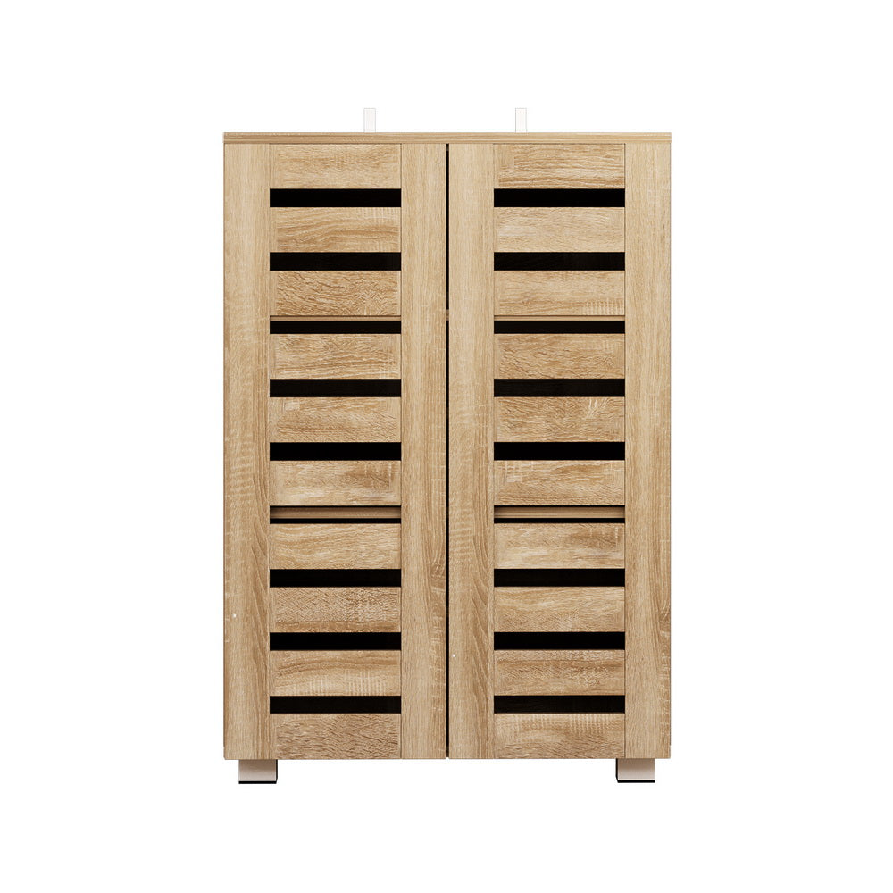 Artiss Shoe Cabinet 20 Pairs 5-tier Wood Alster