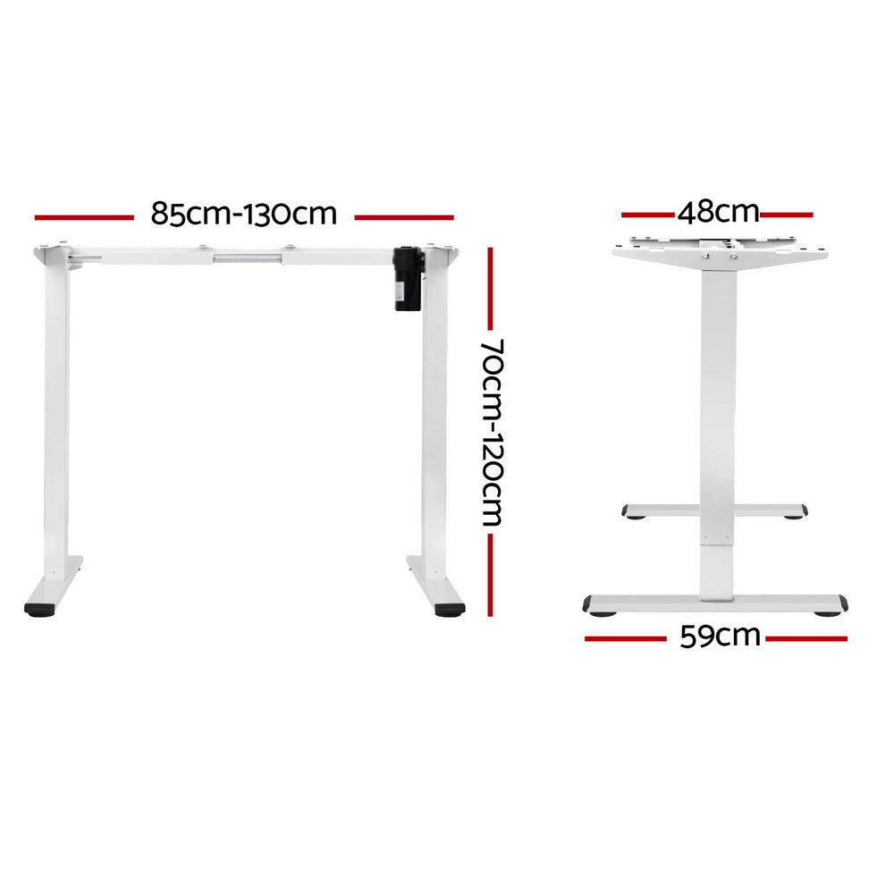 Artiss Standing Desk Frame Only Motorised White