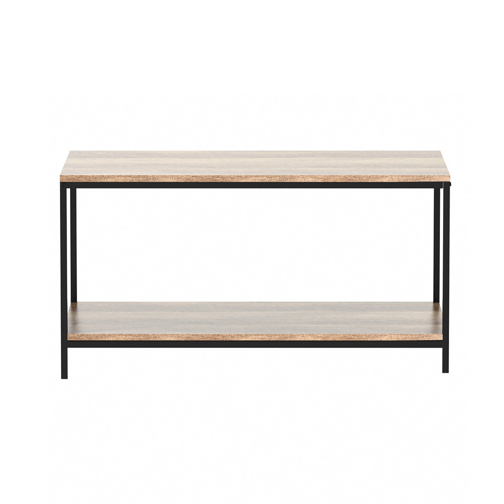 Artiss Coffee Table Rectangular 93CM Walnut Olin