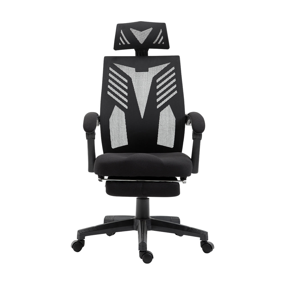 Artiss Mesh Office Chair Recliner Black