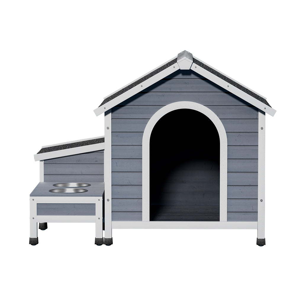 i.Pet Dog Kennel House Large Wooden Outdoor Pet Kennels Indoor Puppy Cabin