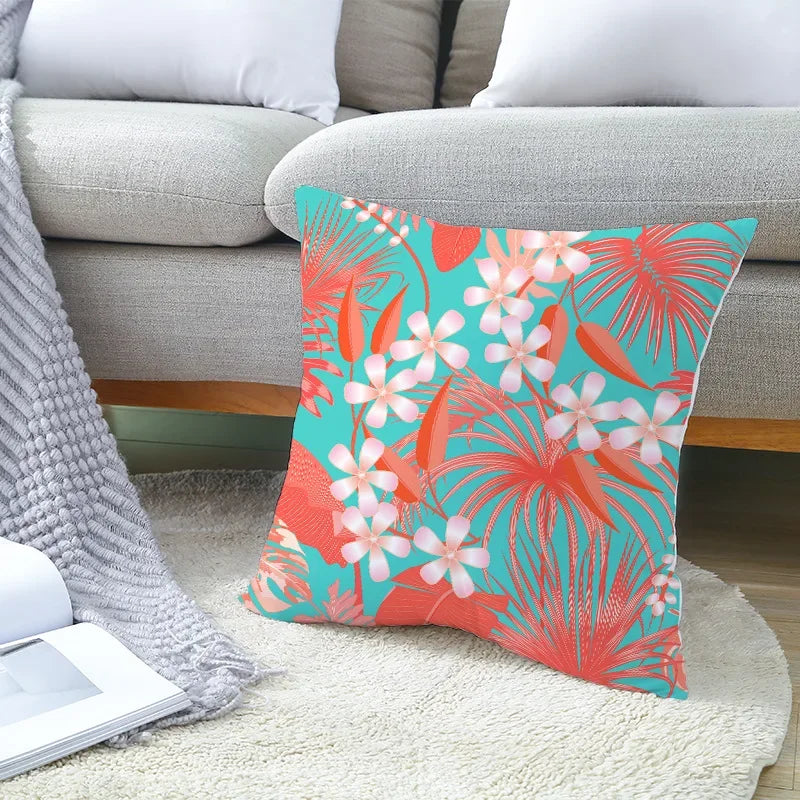 Cushion Cover Pink Coral Orange