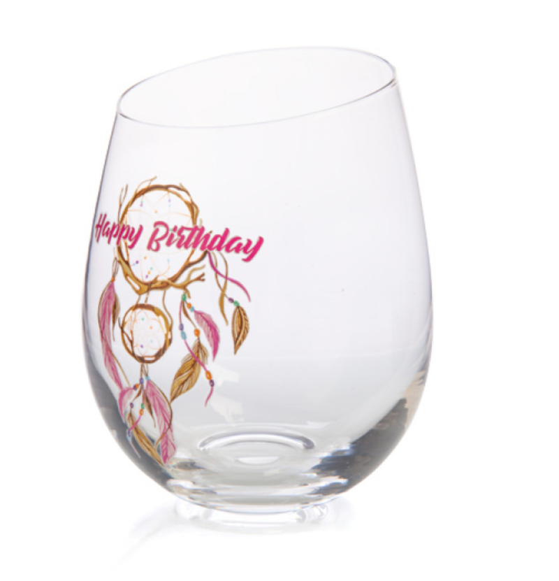 Happy Birthday Tallulah Dream Stemless Glass