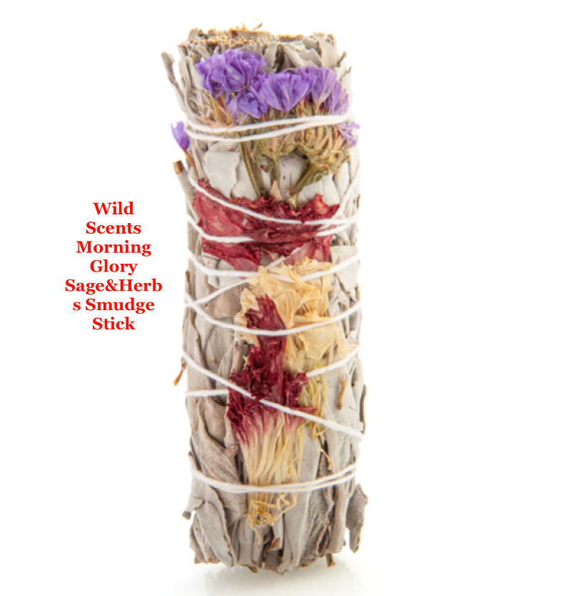 Wild Scents Morning Glory Sage & Herbs Smudge Stick