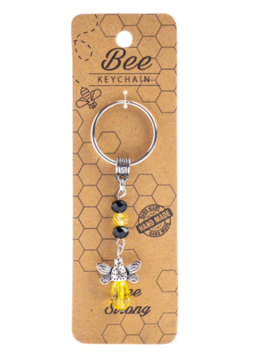 Keychain Crystal Bee (SINGLE ITEM)