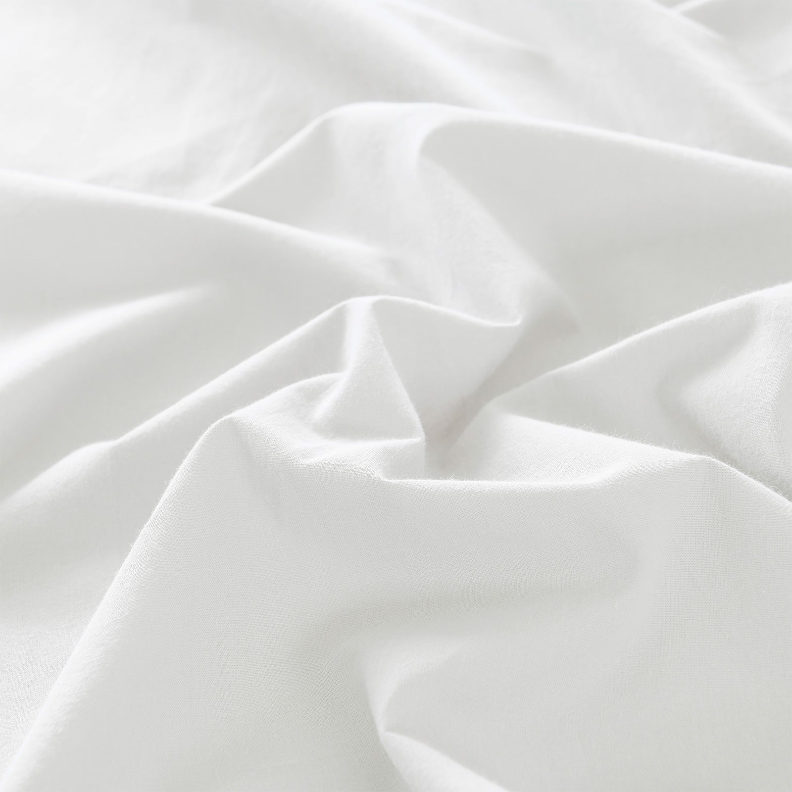 Royal Comfort Vintage Washed 100% Cotton Quilt Cover Set Bedding Ultra Soft - Single - White