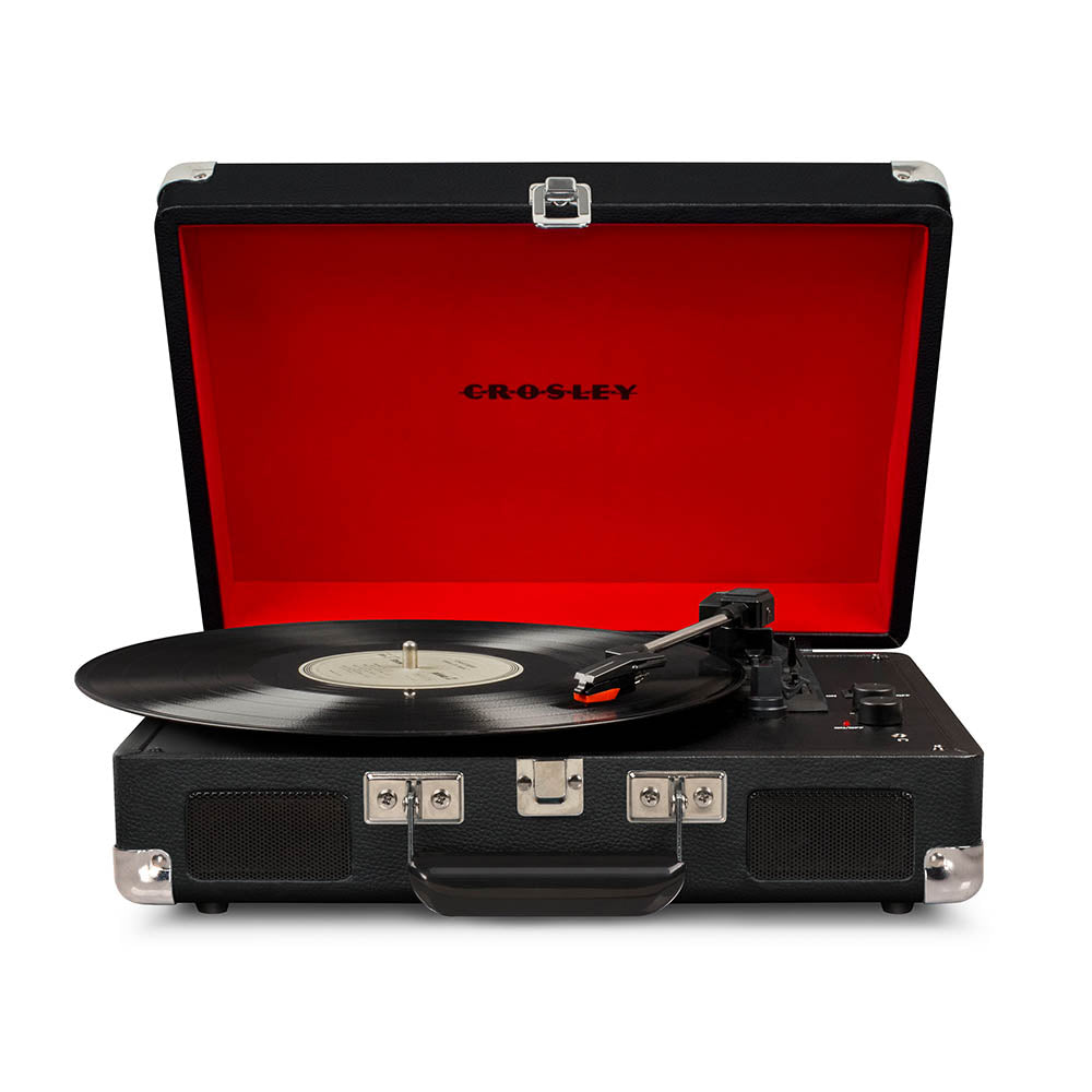 CROSLEY Crosley Cruiser Black - Bluetooth Turntable & Record Storage Crate