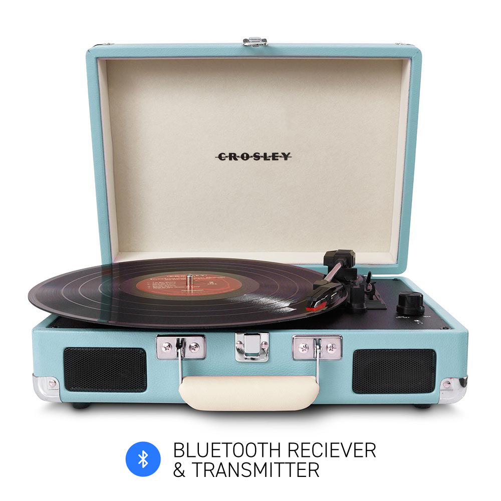 CROSLEY Crosley Cruiser Turquoise - Bluetooth Portable Turntable