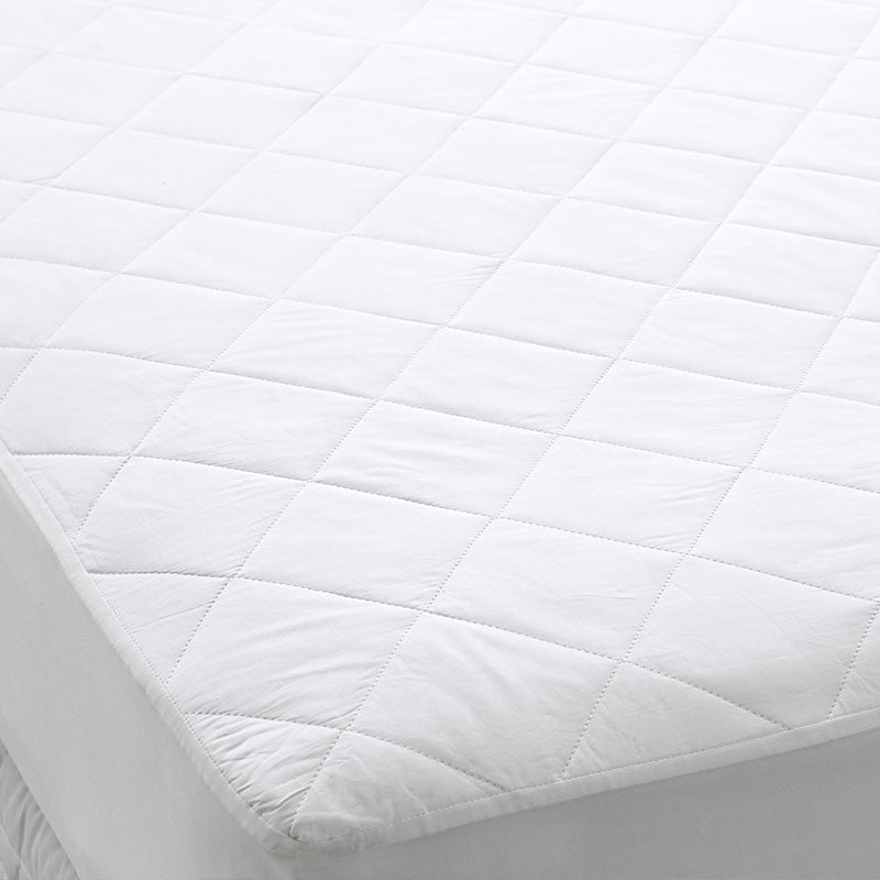 Dreamaker Thermaloft Cotton Covered Fitted Mattress Protector Queen Bed