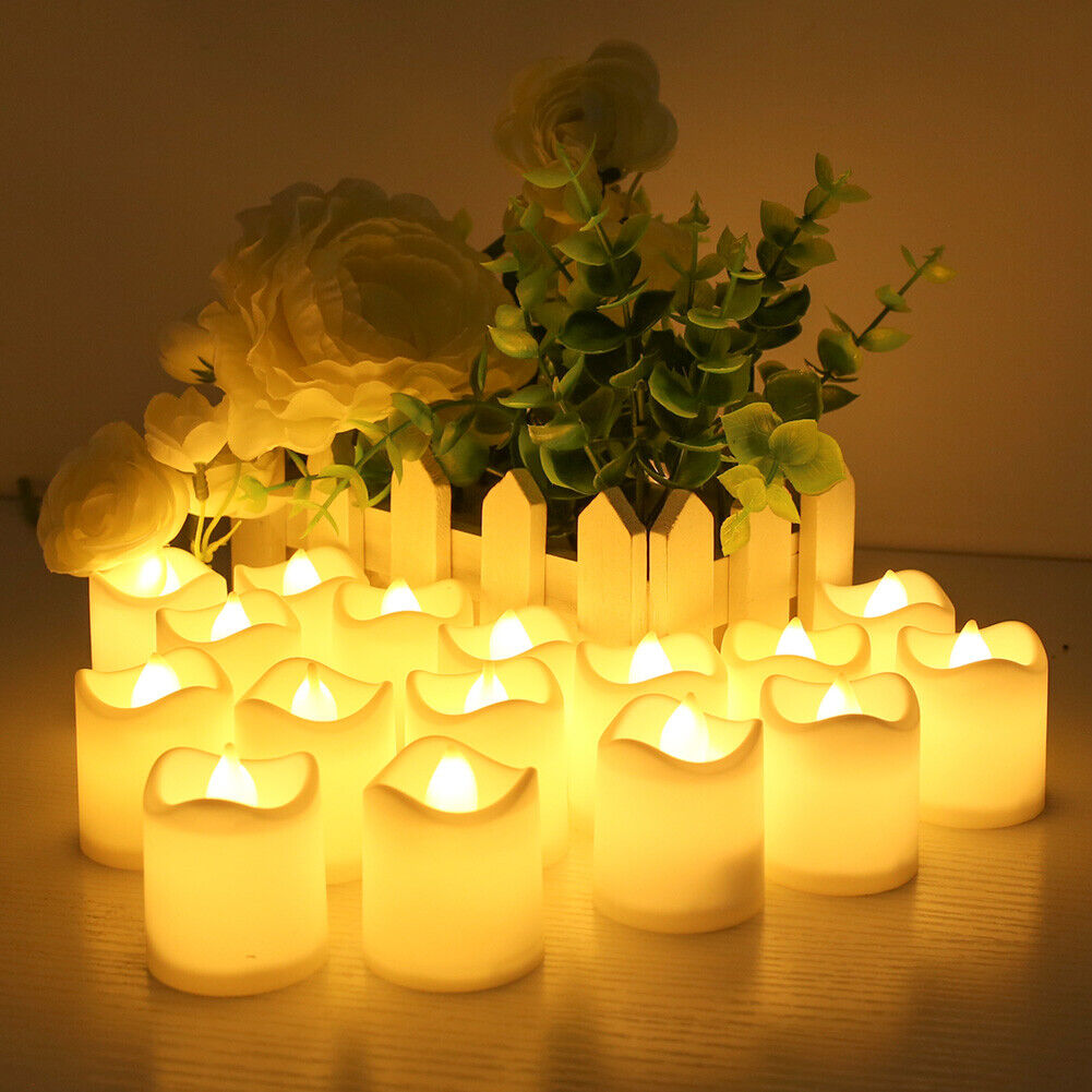 48PCS Flameless LED Tea Light Tealight Candle Wedding Decoration