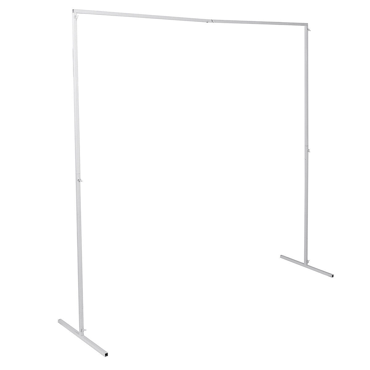 Wedding Arch White Square Backdrop Flower Display Stand Background 2.2M