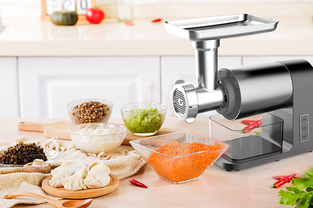 EUROCHEF Meat Grinder 2000W Mincer Machine Electric Food Sausage Kibbe Maker