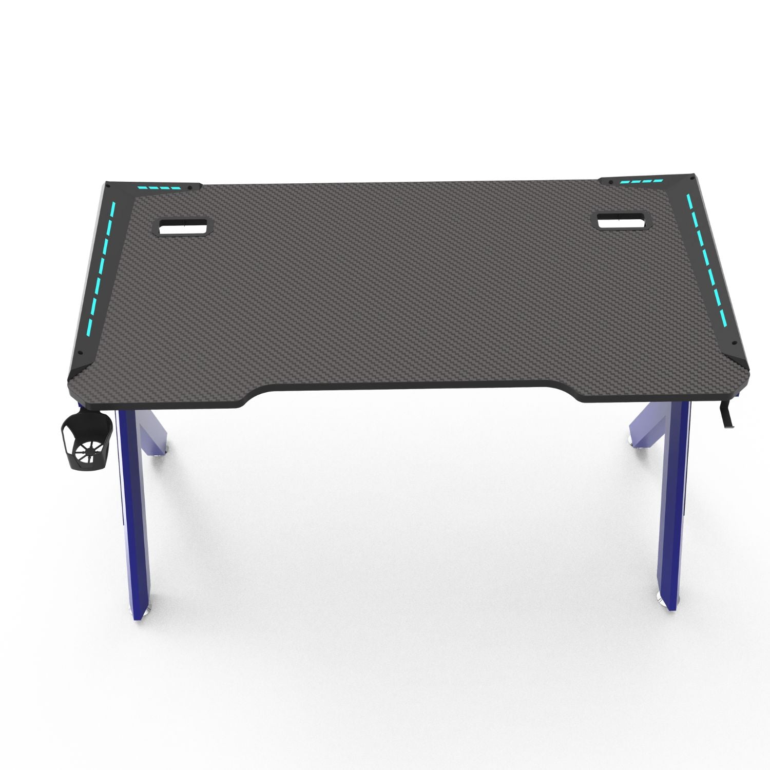 EKKIO RGB Gaming Desk Y Shape Blue 140cm