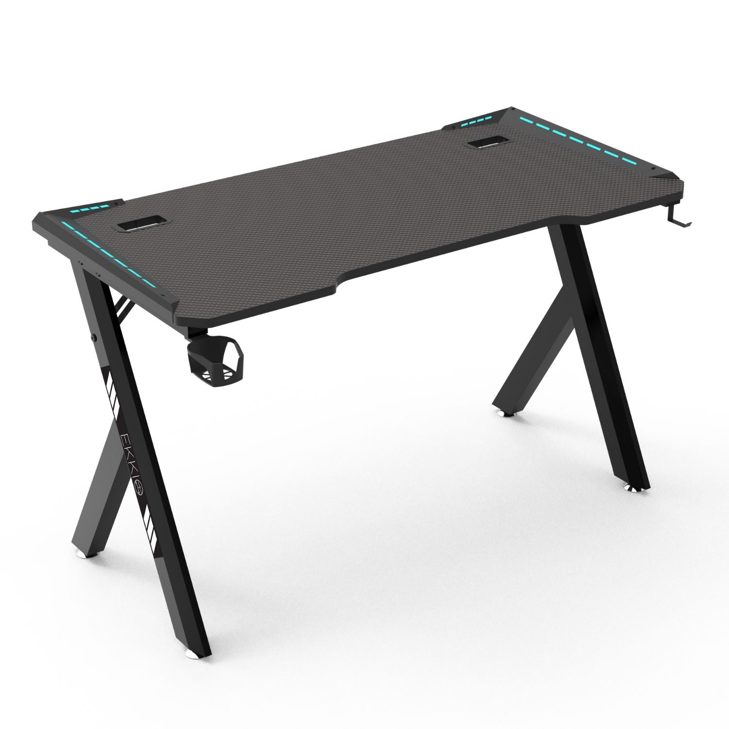 EKKIO RGB Gaming Desk Y Shape Black 120cm