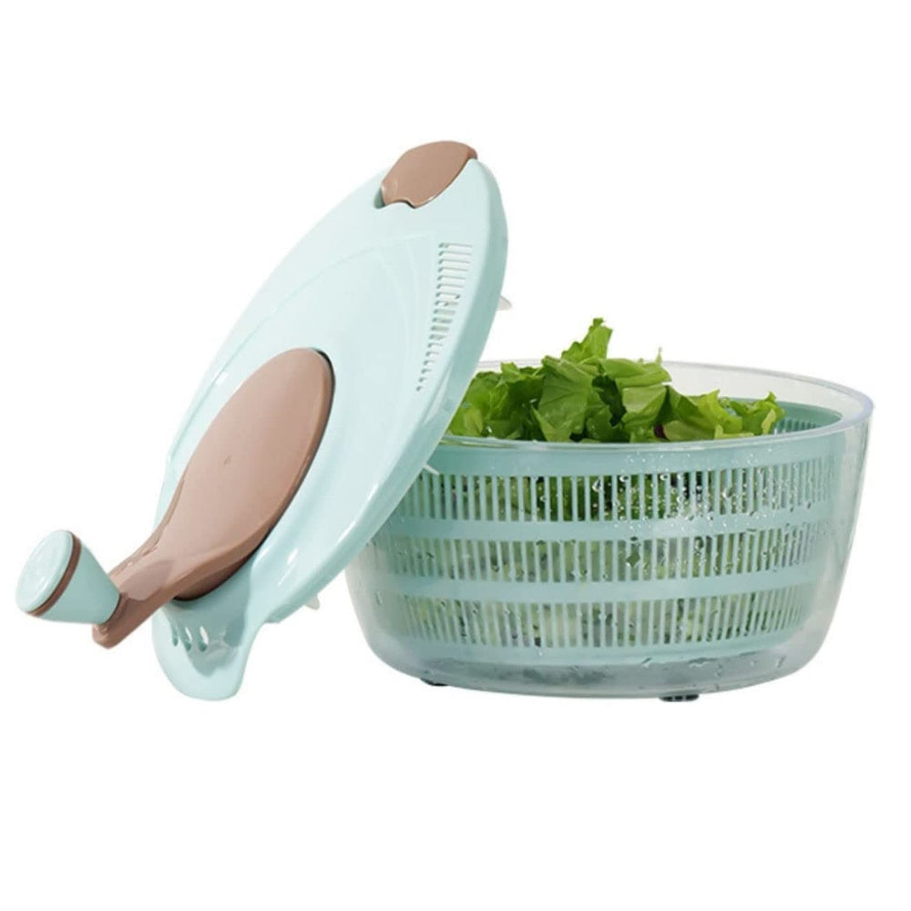 GOMINIMO 3-in-1 Multifunctional 4L Salad Spinner (Avocado Green)