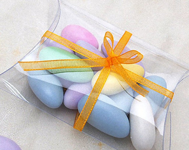 100 Pack of Pillow Shaped Wedding or Product Gift Box Bomboniere