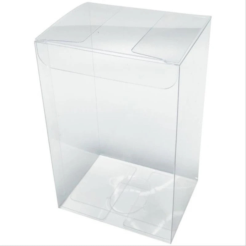 50 Pack of 5x8cm Clear PVC Plastic Packaging Small Boxes