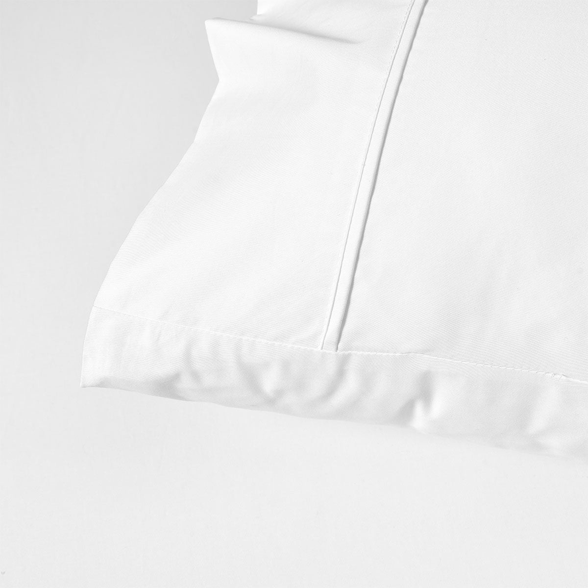 Accessorize 400TC White Bamboo Cotton Sheet Set 40cm Wall King