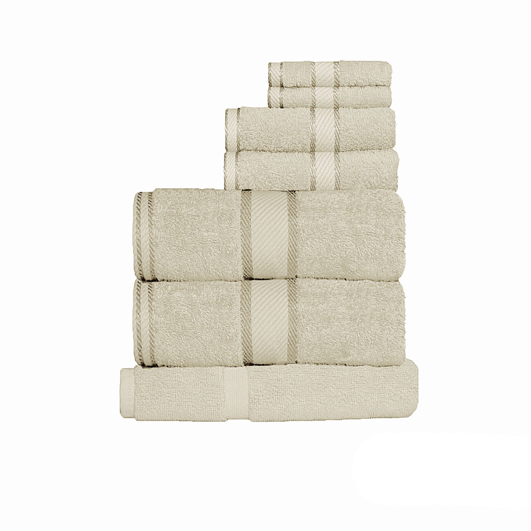 Kingtex 550gsm Cotton 7 Pce Towel Set Linen