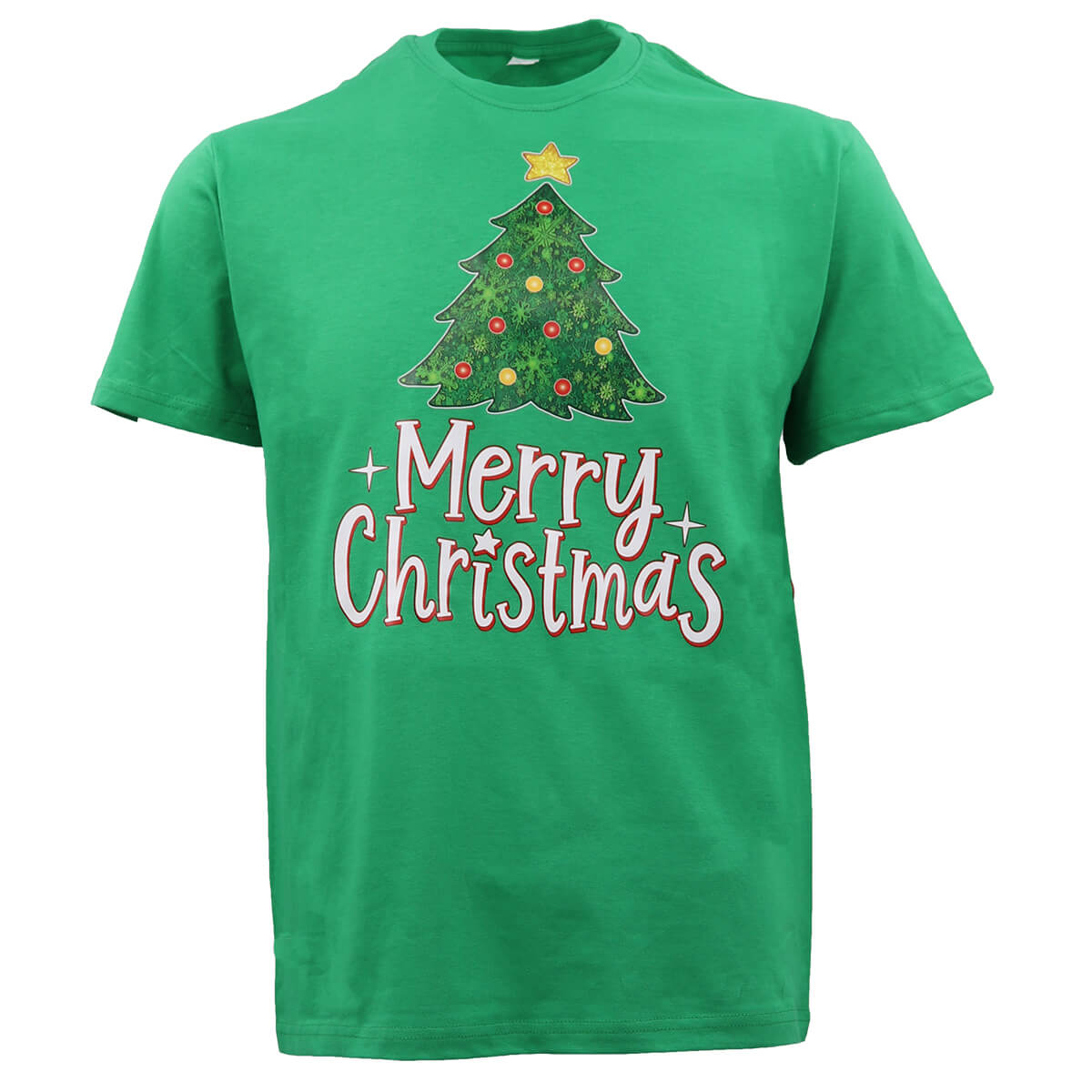 Funny Adult Xmas Christmas T Shirt 100% Cotton Tree (Green), M