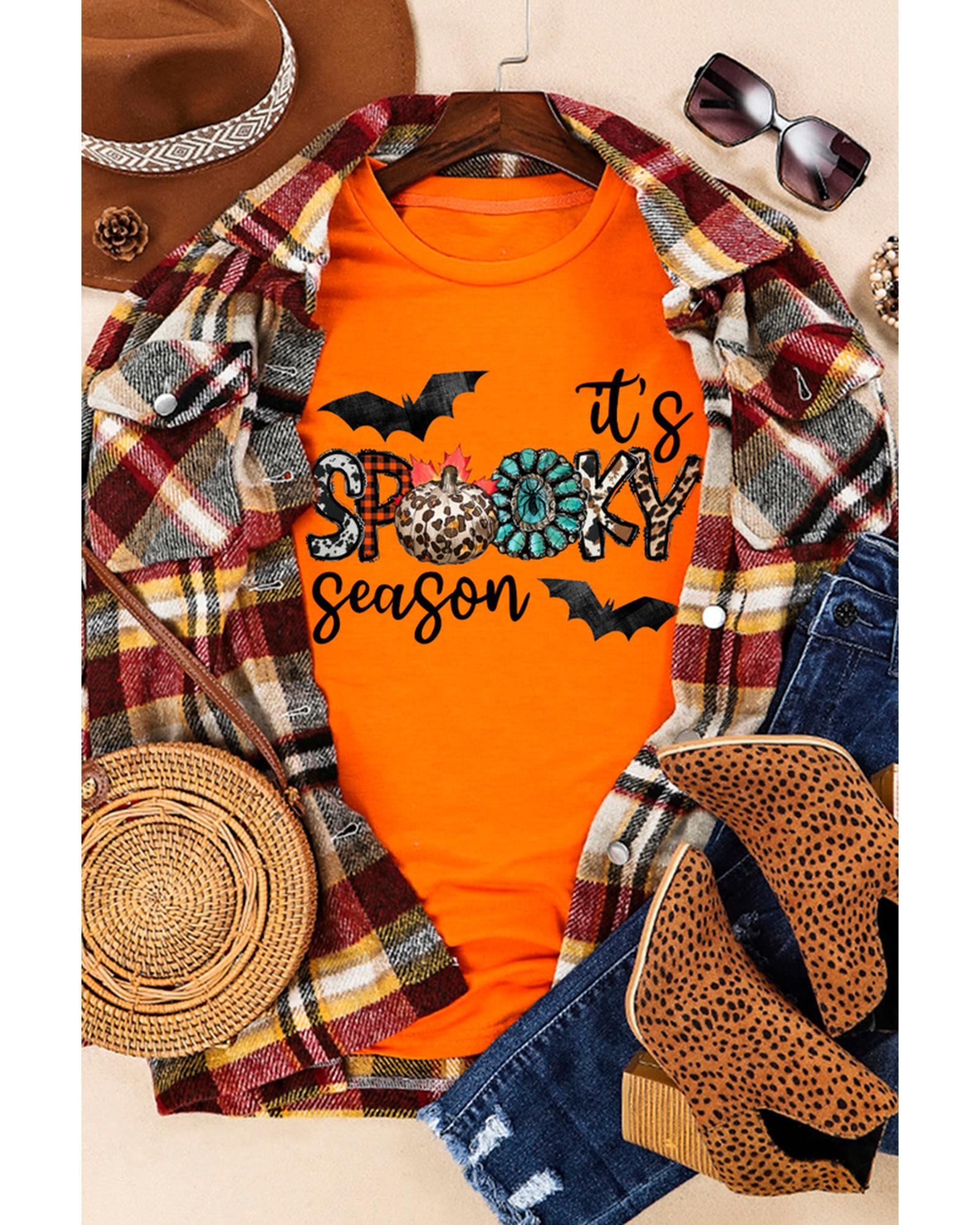 Azura Exchange Spooky Season Graphic Print T-Shirt - 2XL