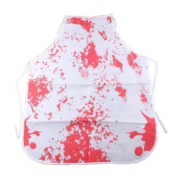 BLOODY APRON Halloween Party Fake Blood Horror Butcher Costume Accessory