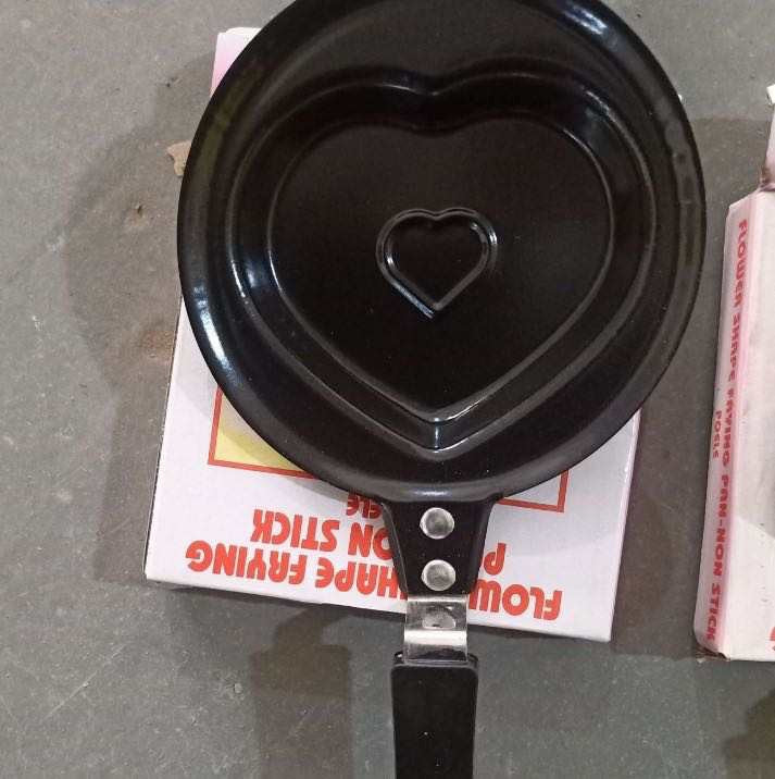 Heart Shape Mini Frypan, non-stick FUN product, cook HEART shaped eggs