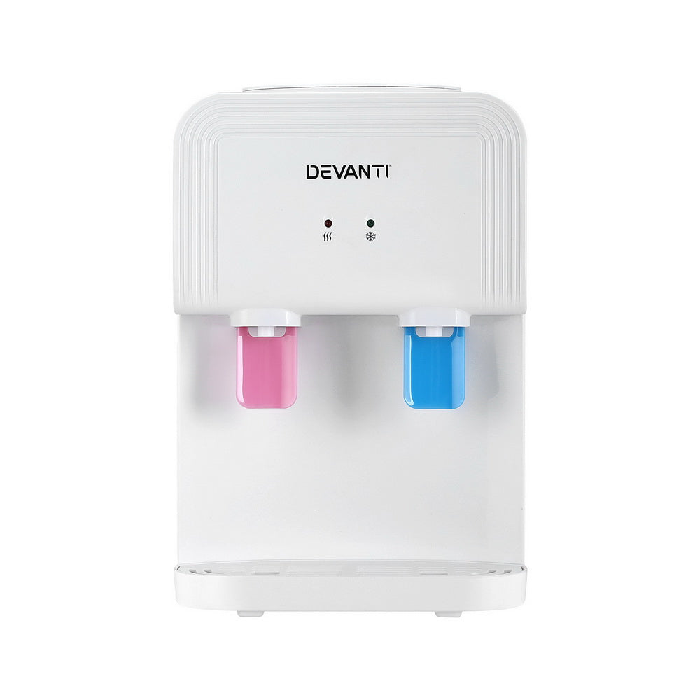 Devanti Water Cooler Dispenser Bench Top White