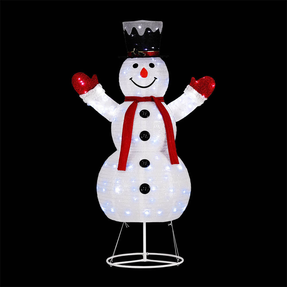 Jingle Jollys Christmas Lights 200 LED 175cm Fairy Light Snowman Decorations