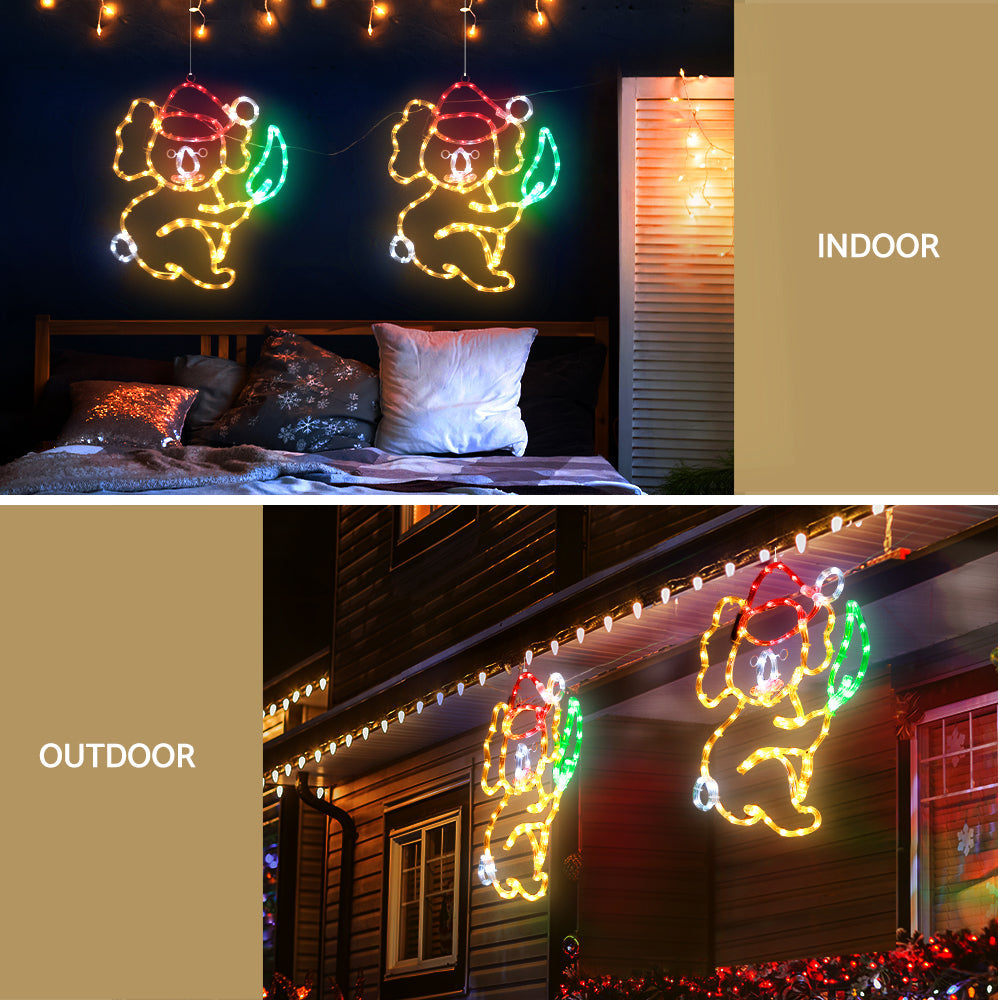 Jingle Jollys Christmas Lights 48cm Motif 216 LED Rope Light Outdoor Decoration