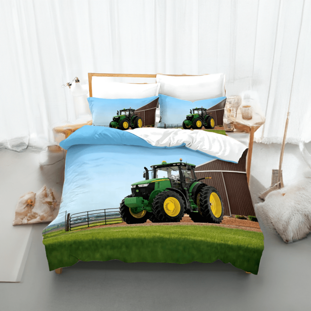 Tractor Quilt Cover Set