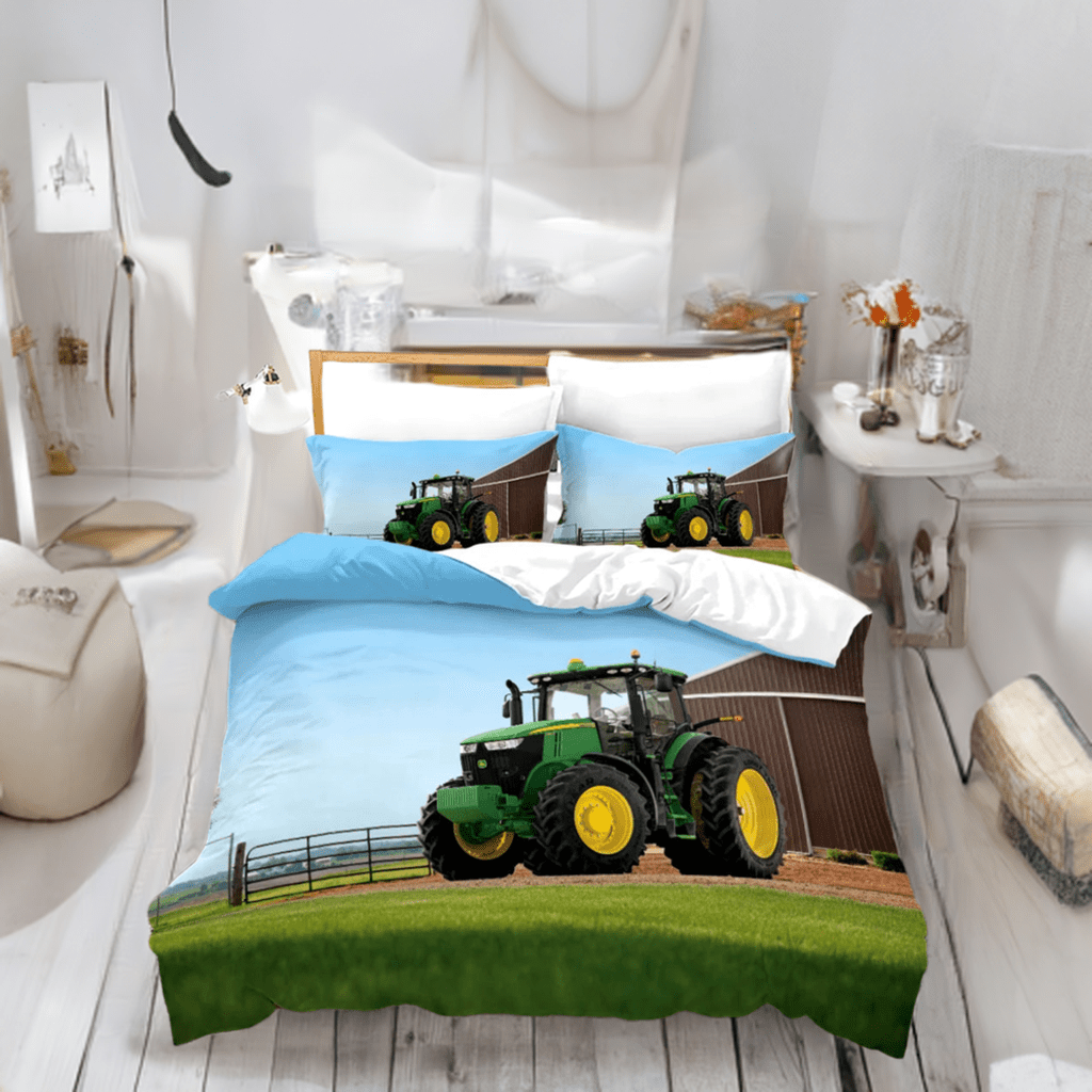 Tractor Quilt Cover Set