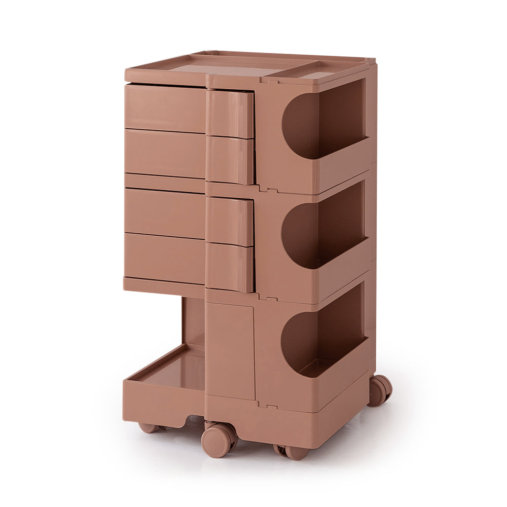 ArtissIn Storage Trolley Bedside Table 5 Tier Cart Boby Replica Pink