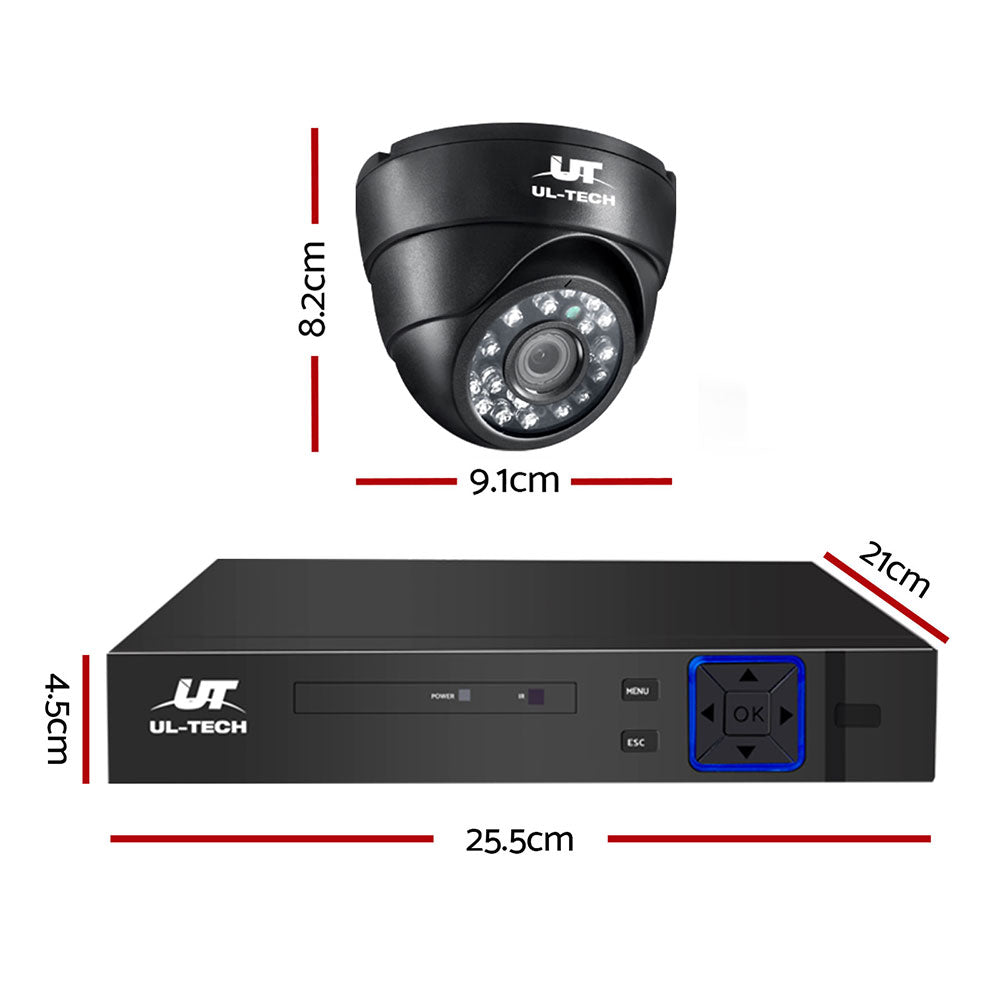 UL-tech CCTV Security System 8CH DVR 8 Cameras 1080p