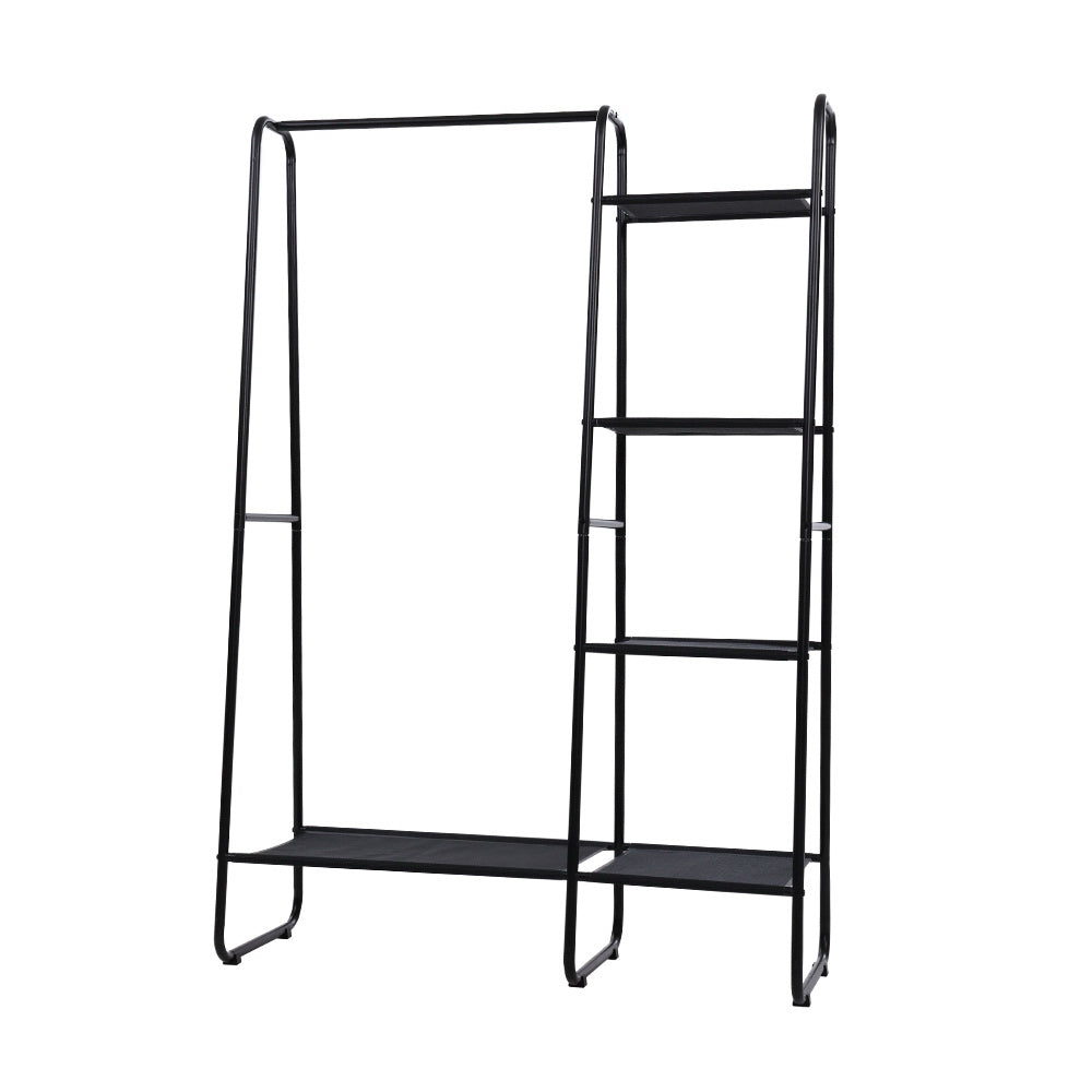 Artiss Clothes Rack Coat Stand 150cm Hanger Closet Black