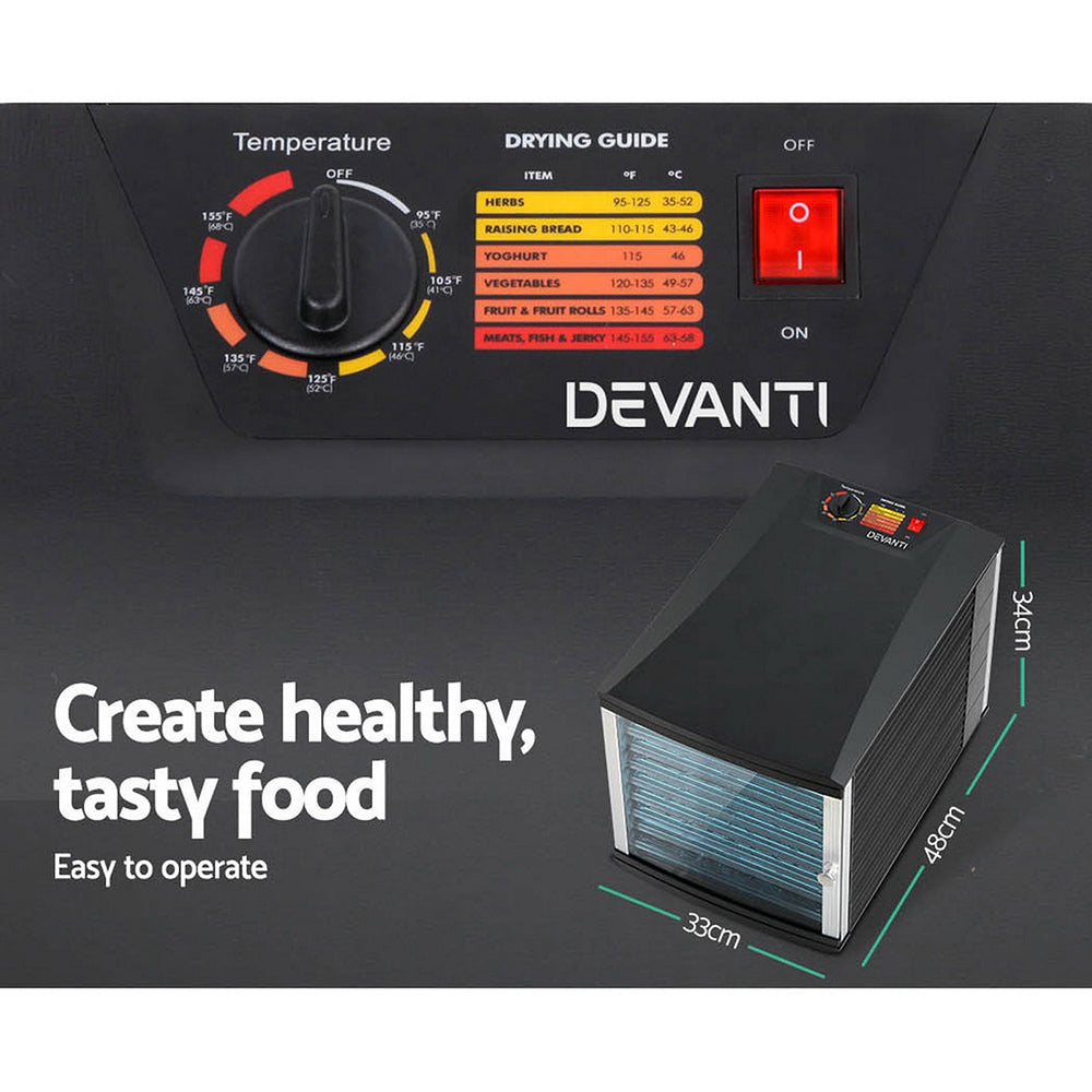 Devanti 10 Trays Food Dehydrator