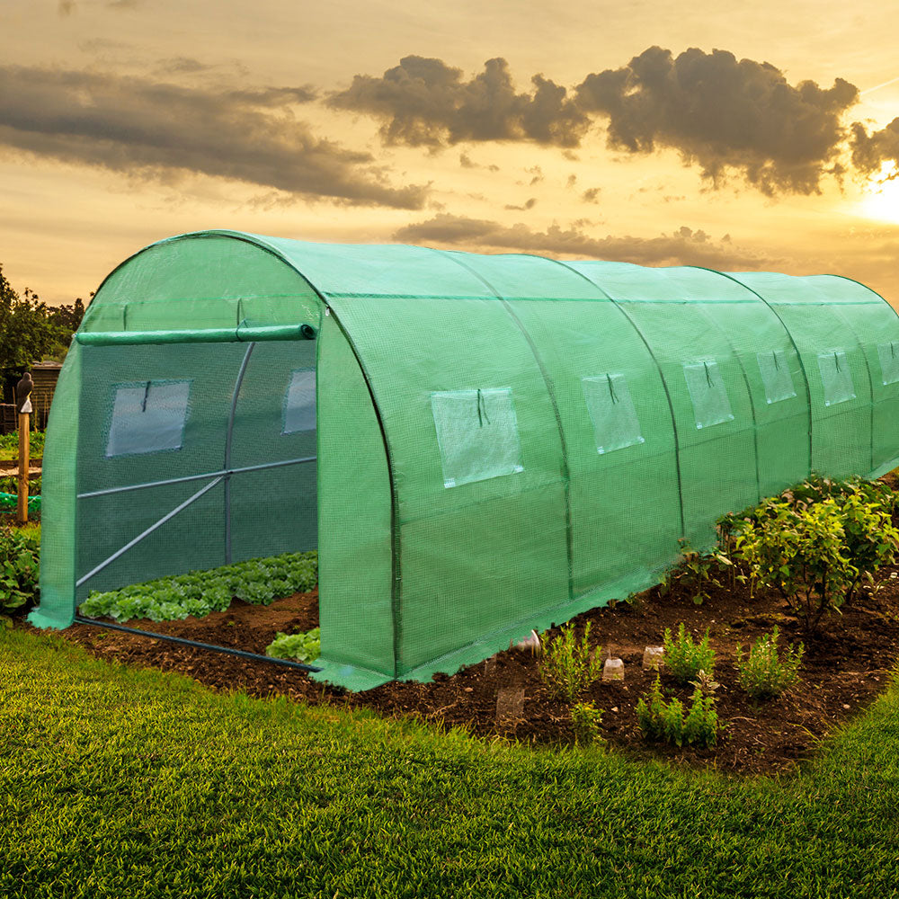 Greenfingers Greenhouse 6x3x2M Walk in Green House Tunnel Plant Garden Shed Dome