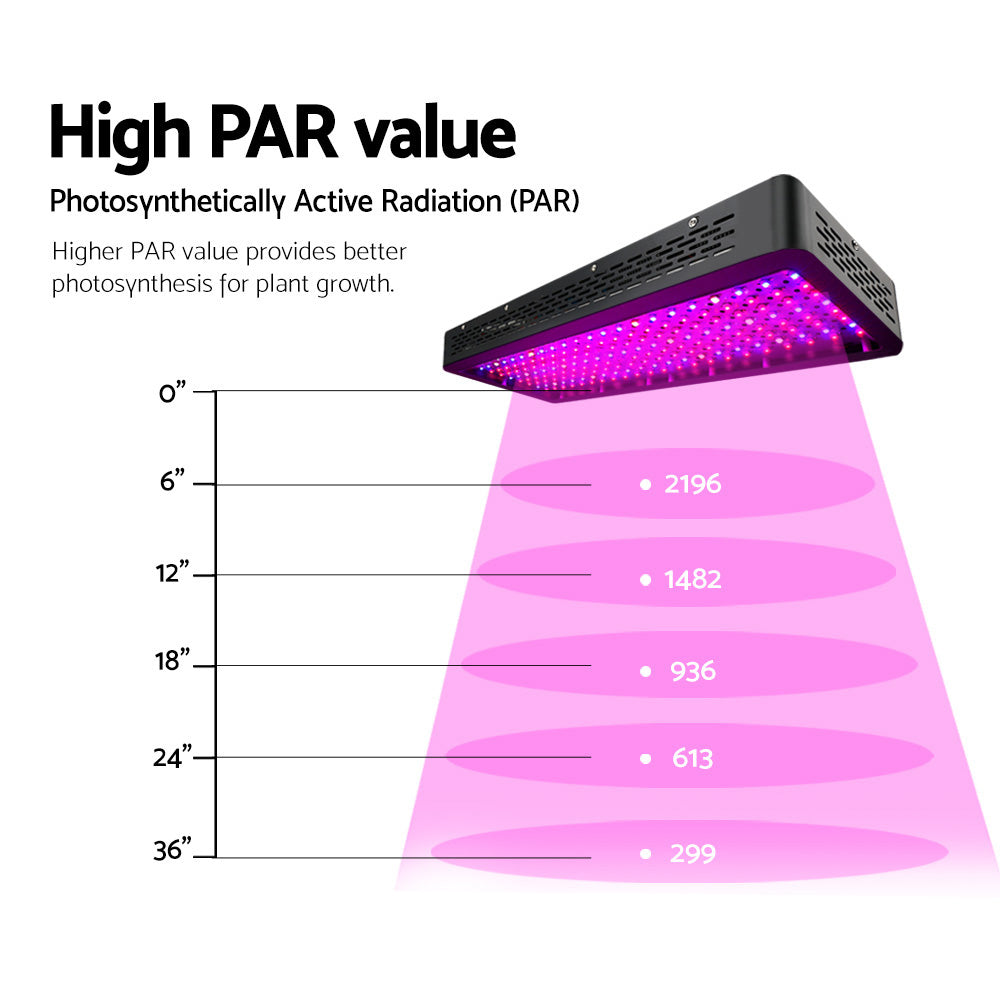 Greenfingers 2000W Grow Light LED Full Spectrum Indoor Plant All Stage Growth