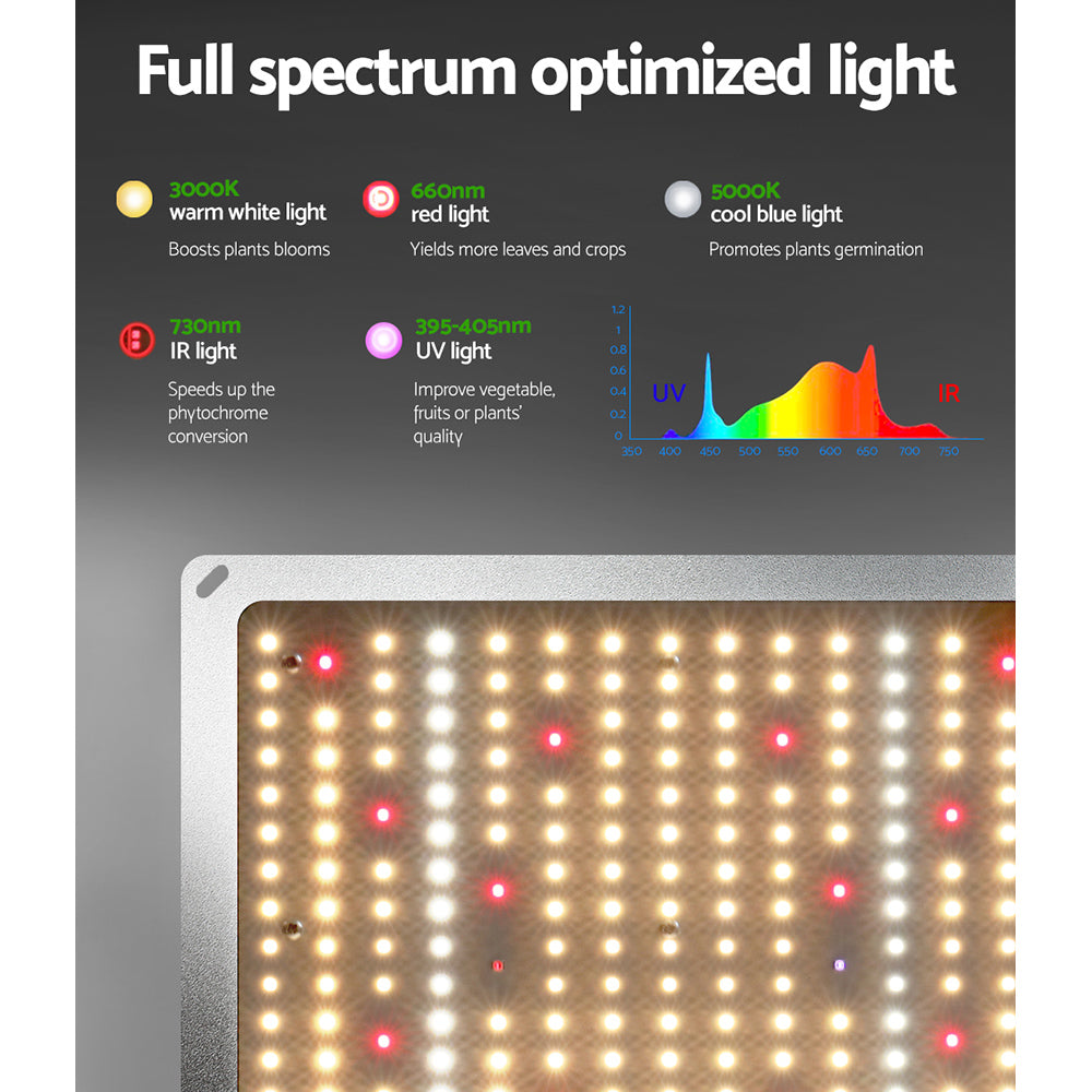 Greenfingers Grow Tent Light Kit 150x150x200CM 2200W LED Full Spectrum