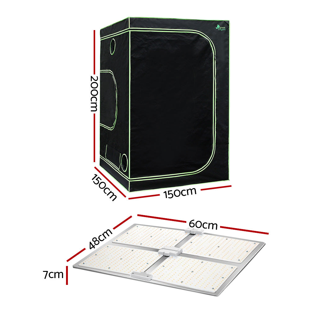 Greenfingers Grow Tent Light Kit 150x150x200CM 4500W LED Full Spectrum