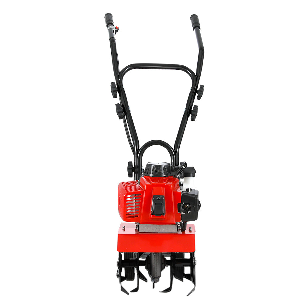 Giantz 88CC Tiller Garden Cultivator Rototiller 4 Blades Soil Plower Rotary Hoe