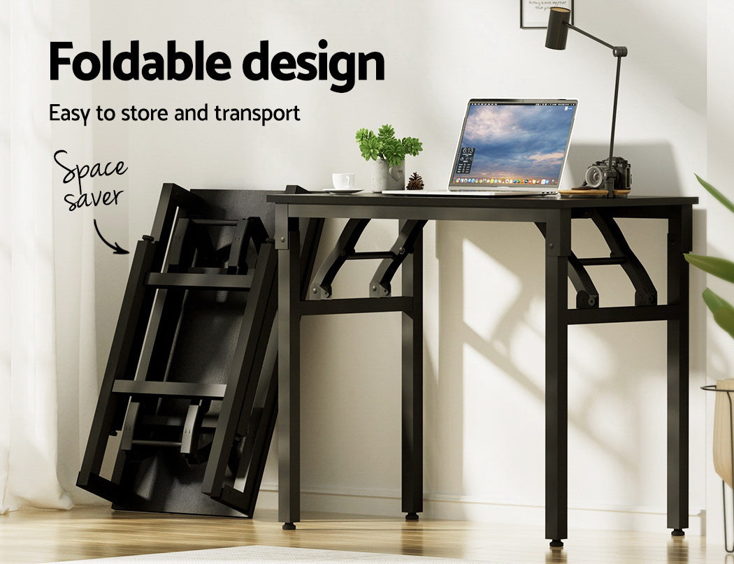 Artiss Computer Desk Foldable Balck 80CM